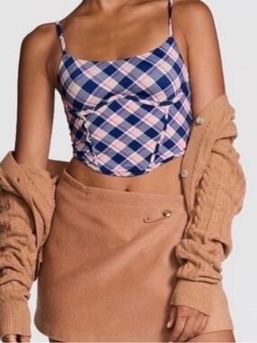 Victoria's Secret PINK The Cinched Micro Corset Top